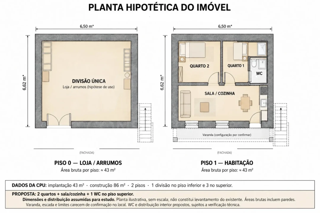 Moradia T3 para Venda em São Miguel de Acha Foto 12
