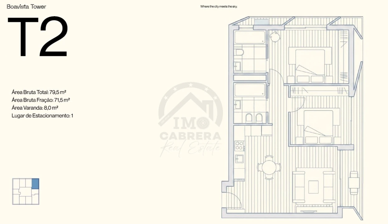 Apartamento T2 para Venda em Ramalde Foto 12