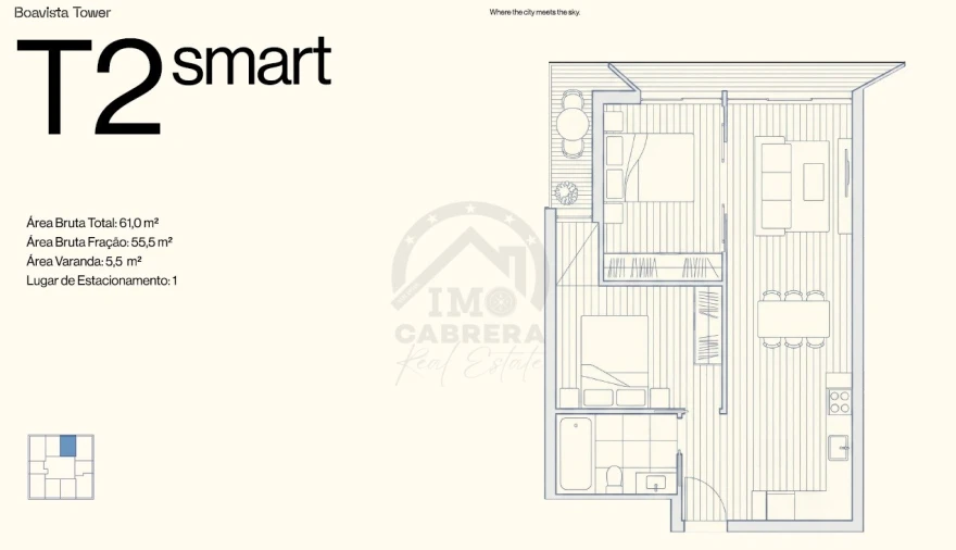 Apartamento T2 para Venda em Ramalde Foto 13