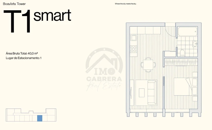 Apartamento T1 para Venda em Ramalde Foto 12