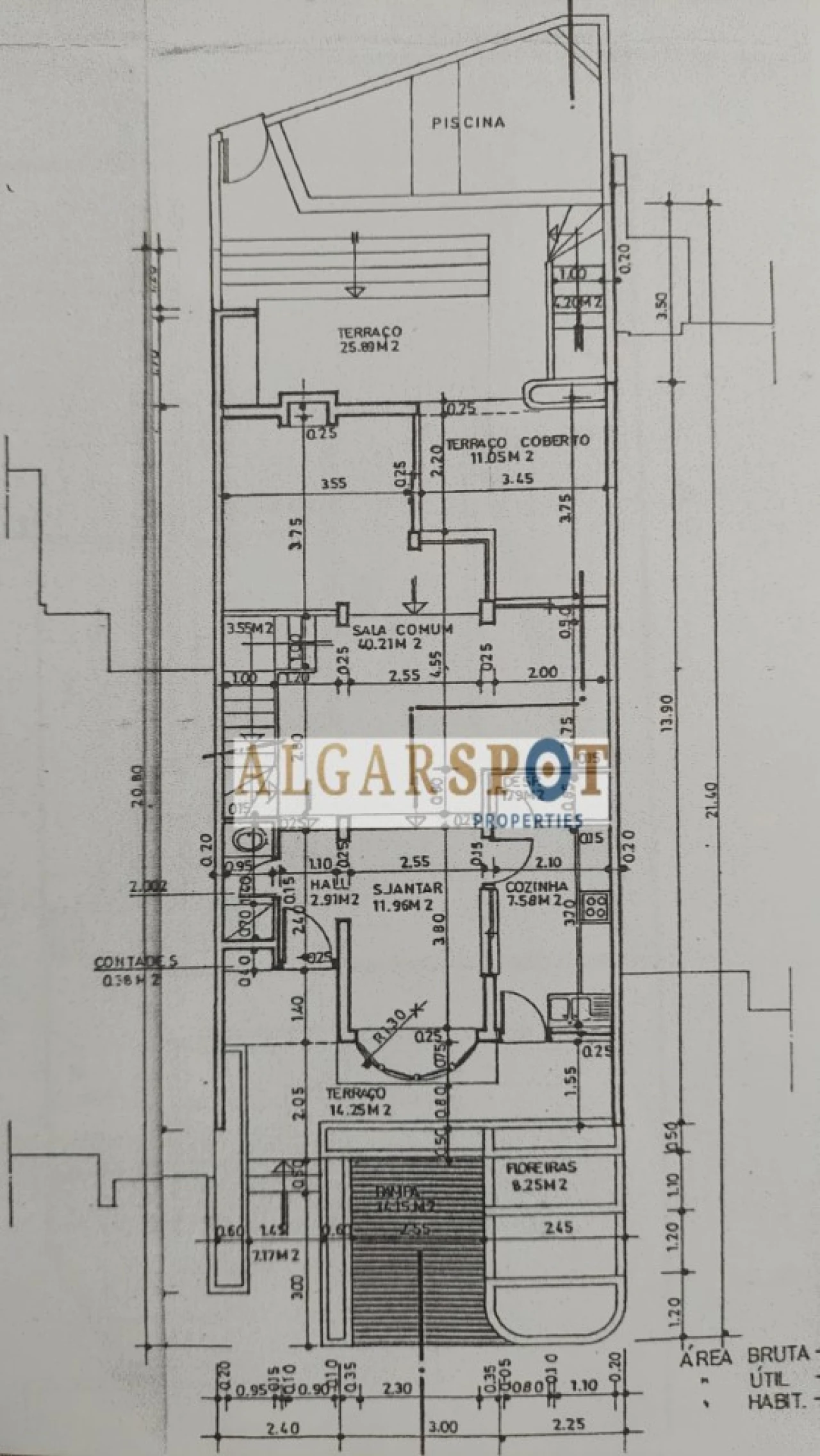 Moradia T3 para Venda em Quarteira Planta 2