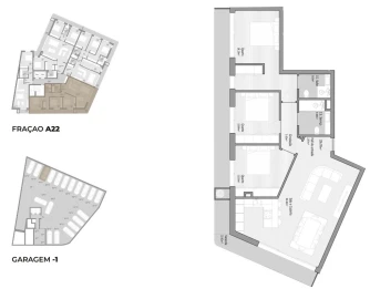 Apartamento T3 para Venda em Bougado (São Martinho e Santiago)