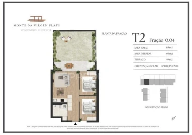 Apartamento T2 para Venda em Vilar de Andorinho