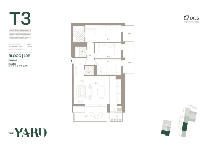 Apartamento T3 para Venda em Santa Marinha e São Pedro da Afurada Planta 1