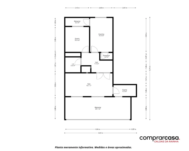 Apartamento T2 para Venda em Caldas da Rainha - Santo Onofre e Serra do Bouro Foto 16