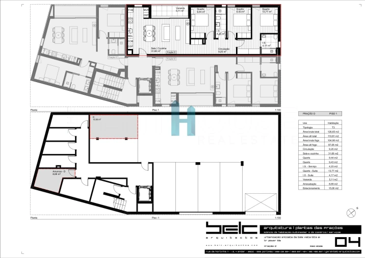 Apartamento T3 para Venda em Estômbar e Parchal Planta 1