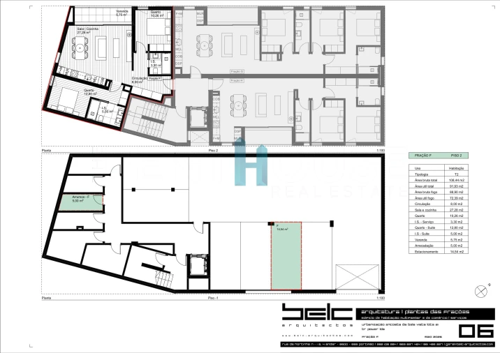 Apartamento T2 para Venda em Portimão Planta 1