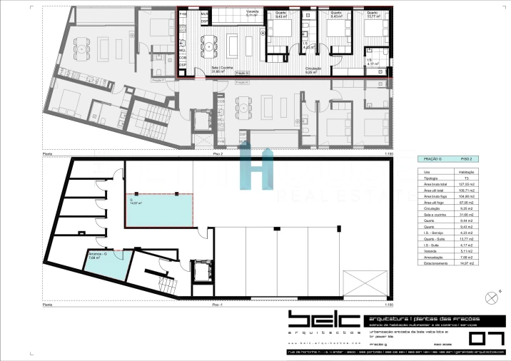 Apartamento T3 para Venda em Estômbar e Parchal Planta 1