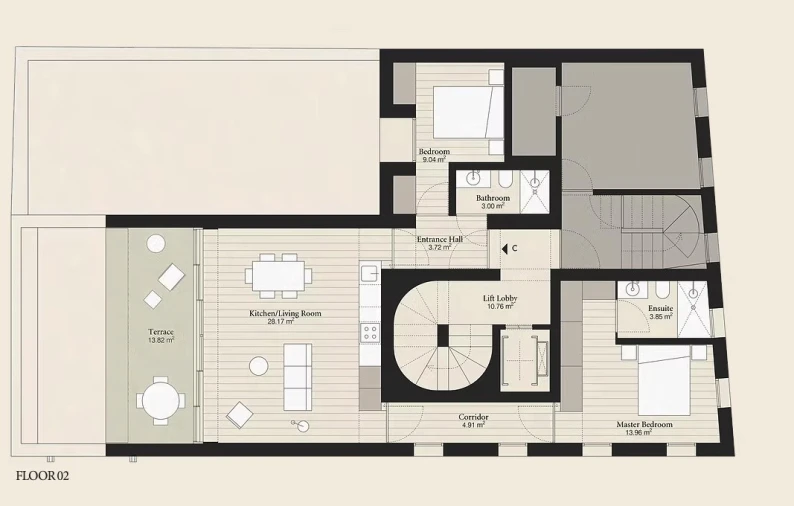 Apartamento T2 para Venda em Campo de Ourique Planta 1