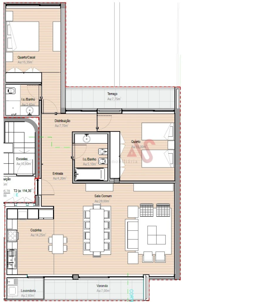Apartamento T2 para Venda em Margaride, Várzea, Lagares, Varziela, Moure Foto 15