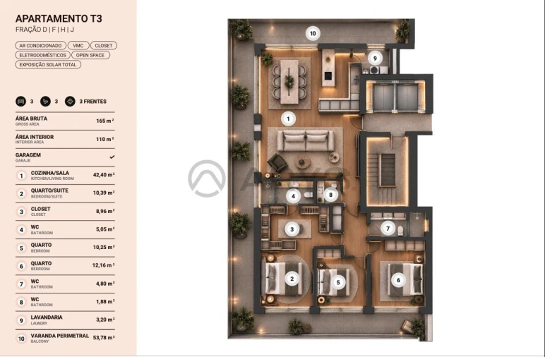 Apartamento T3 para Venda em Nogueira, Fraião e Lamaçães Foto 18