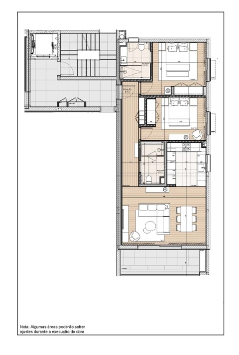 Apartamento T2 para Venda em Santo Antonio