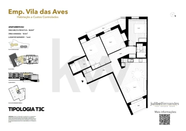 Apartamento T3 para Venda em Vila das Aves