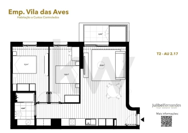 Apartamento T2 para Venda em Vila das Aves