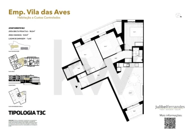 Apartamento T3 para Venda em Vila das Aves