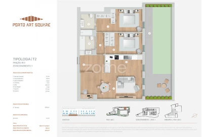 Apartamento T2 para Venda em Cedofeita, Santo Ildefonso, Sé, Miragaia, São Nicolau e Vitória