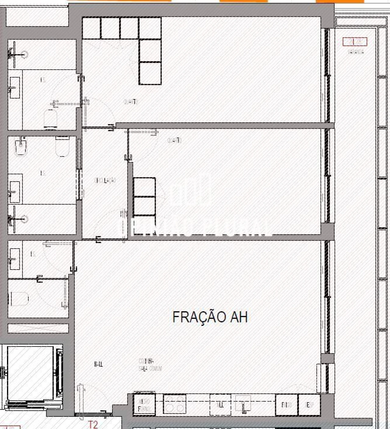 Apartamento T2 para Venda em Madalena Foto 15