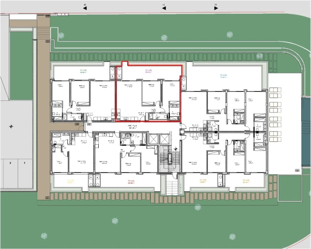 Apartamento T2 para Venda em Portimão Planta 1