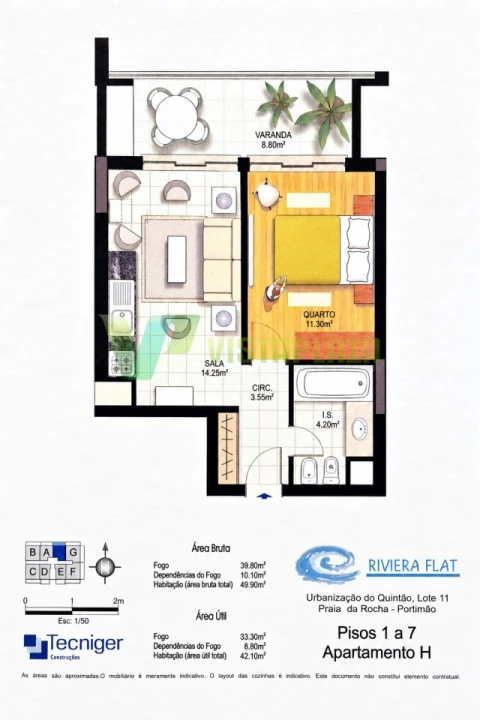 Apartamento T1 para Venda em Portimão