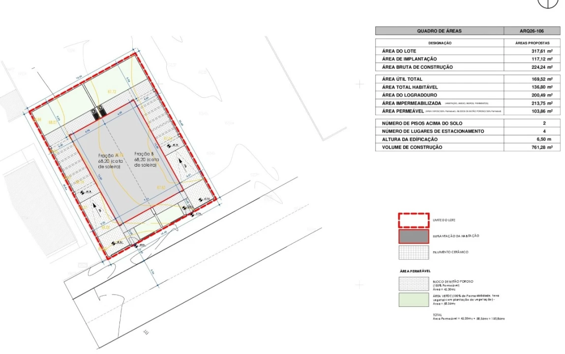 Moradia T3 para Venda em Fernao Ferro Planta 7