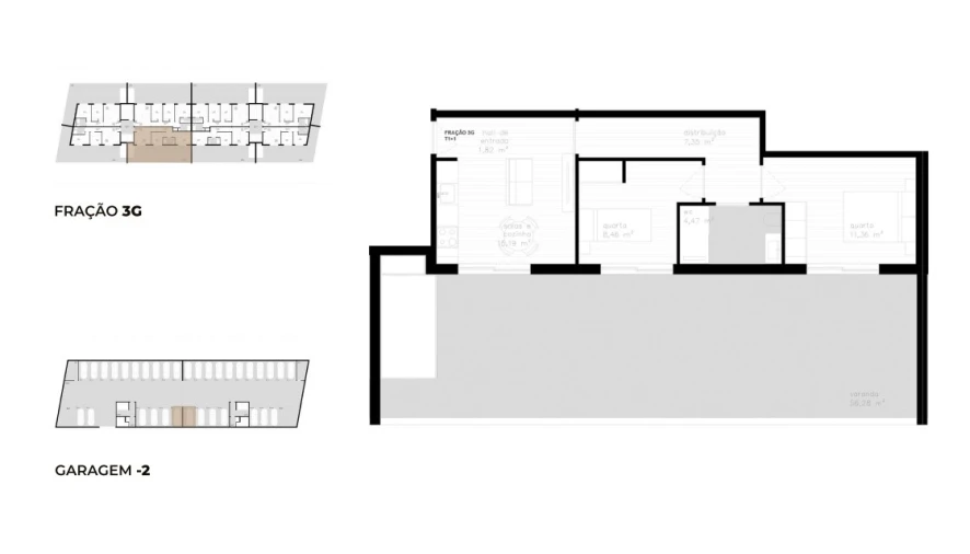 Apartamento T2 para Venda em Vila Nova de Cerveira e Lovelhe Planta 1