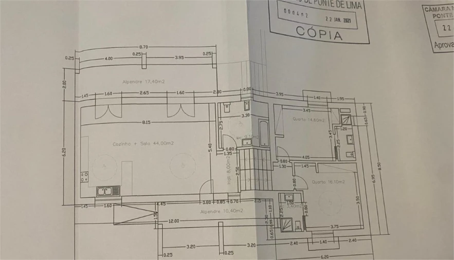 Moradia T4 para Venda em Fornelos e Queijada Planta 8