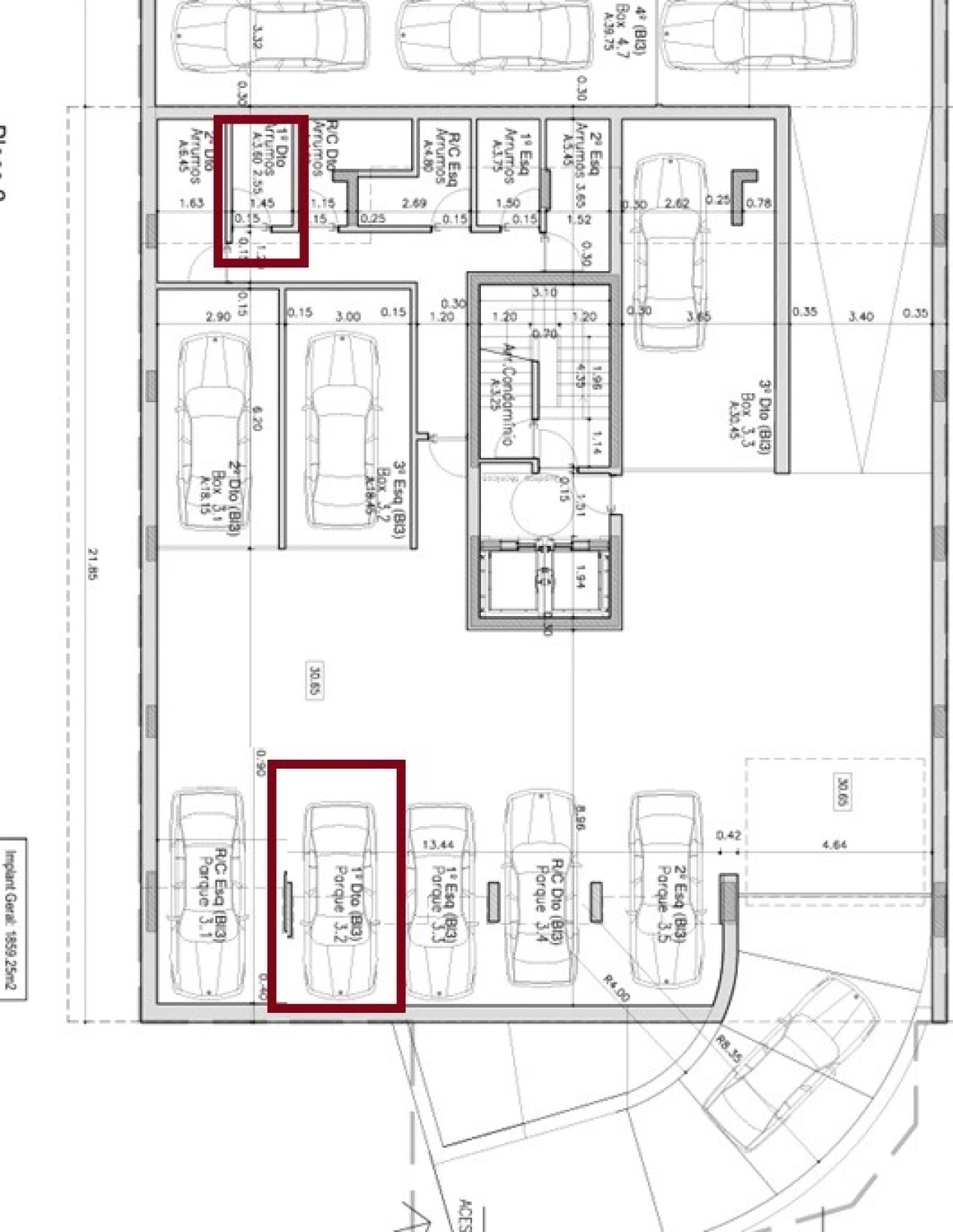 Apartamento T3 para Venda em Montijo e Afonsoeiro Planta 2
