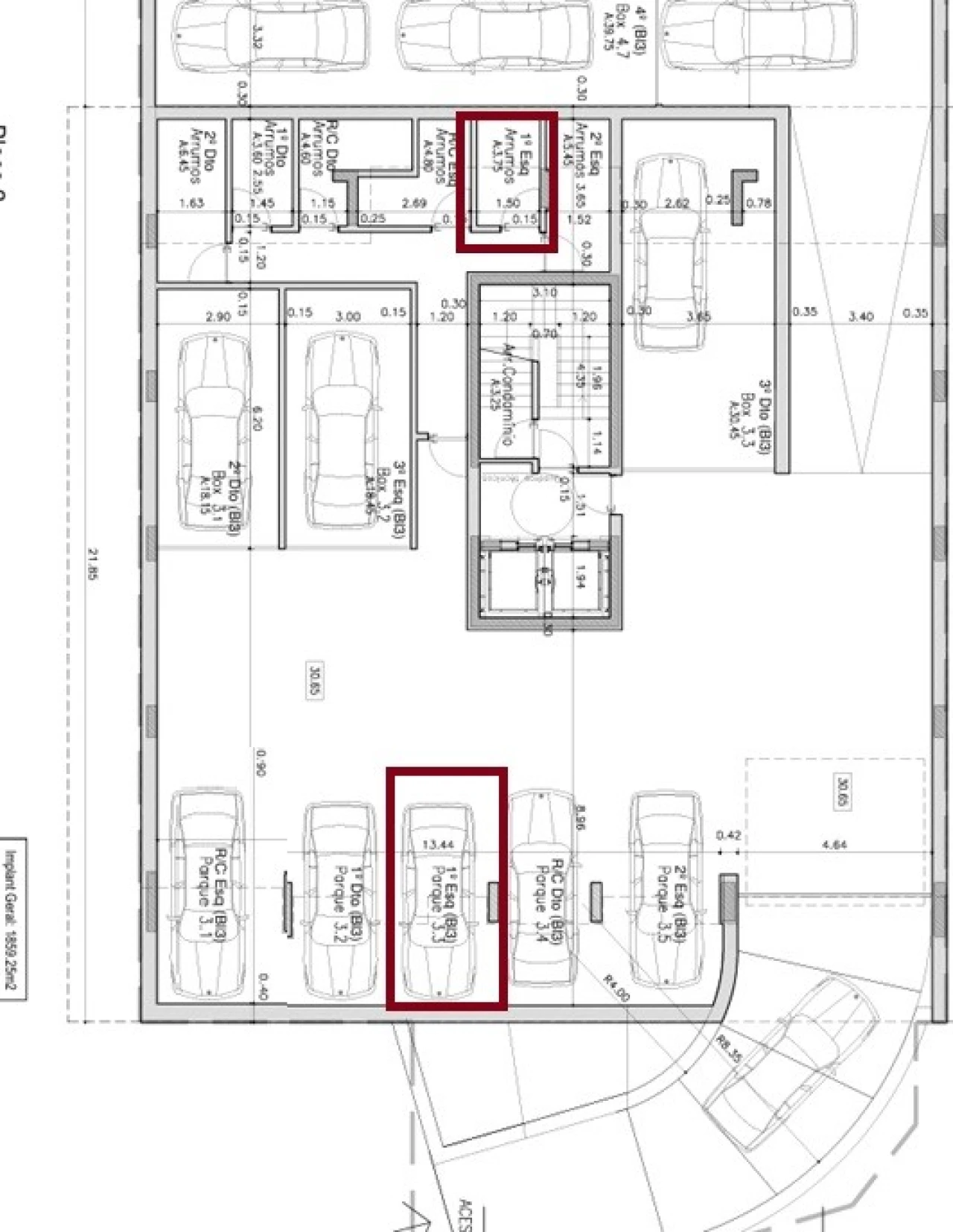 Apartamento T3 para Venda em Montijo e Afonsoeiro Planta 2