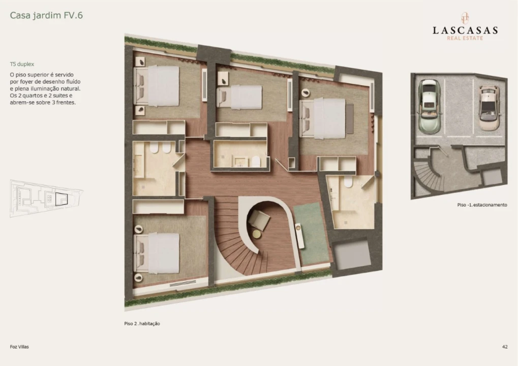 Apartamento T5 para Venda em Aldoar, Foz do Douro e Nevogilde Planta 2