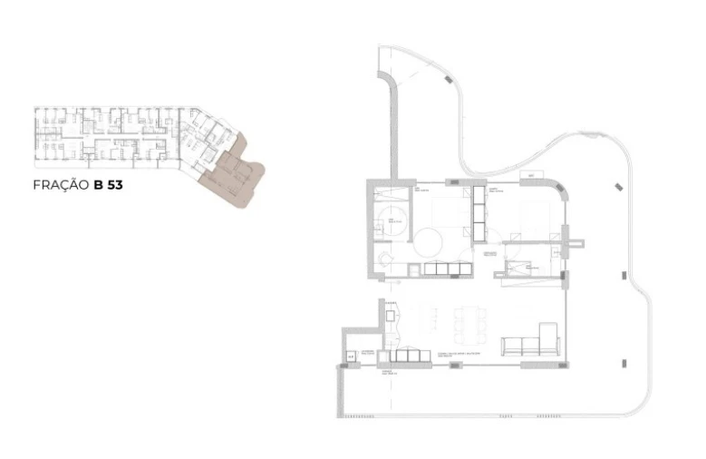 Apartamento T2 para Venda em Oliveira do Douro Planta 1