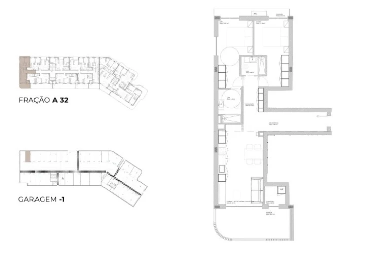 Apartamento T2 para Venda em Oliveira do Douro Planta 1