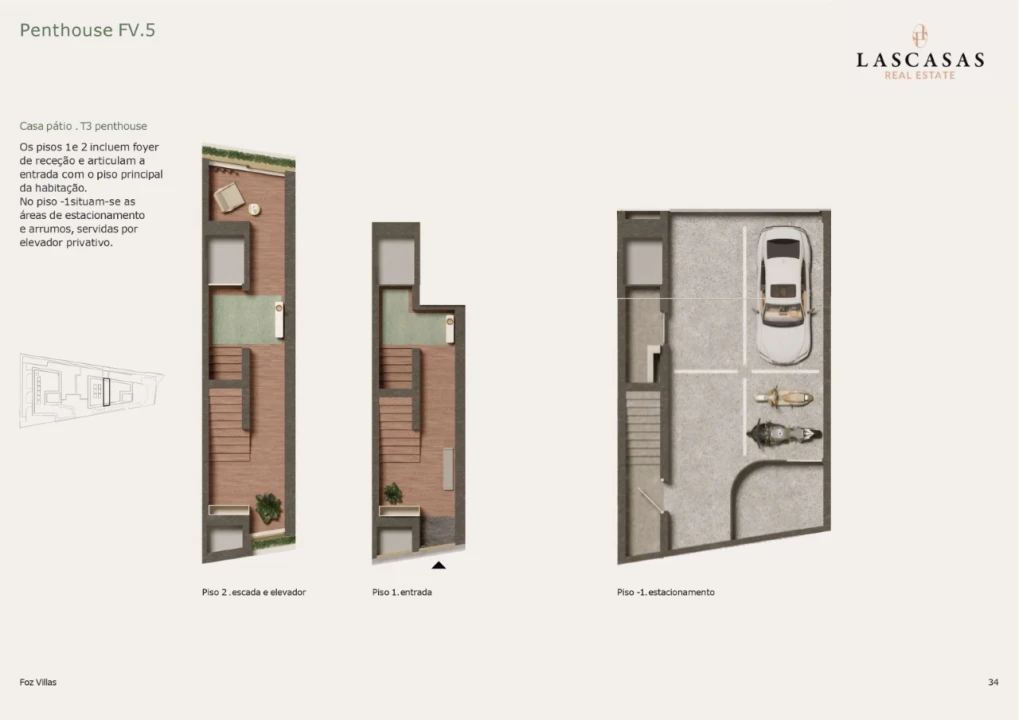 Apartamento T3 para Venda em Aldoar, Foz do Douro e Nevogilde Planta 3