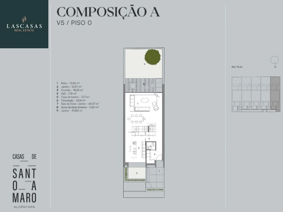 Moradia T5 para Venda em Alcantara Planta 2