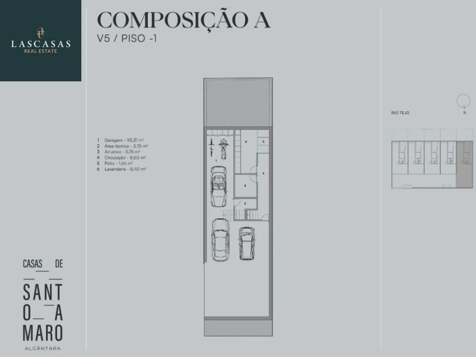Moradia T5 para Venda em Alcantara Planta 3