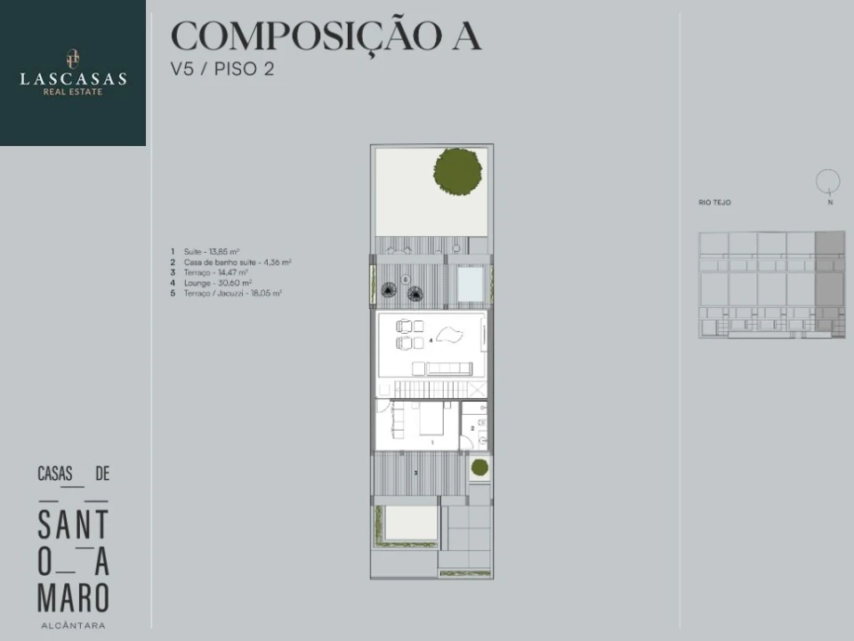 Moradia T5 para Venda em Alcantara Planta 5