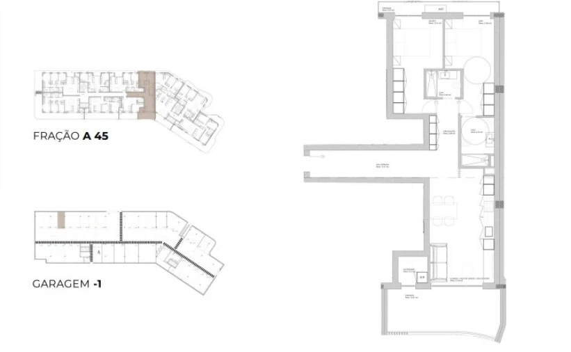 Apartamento T2 para Venda em Oliveira do Douro Planta 1