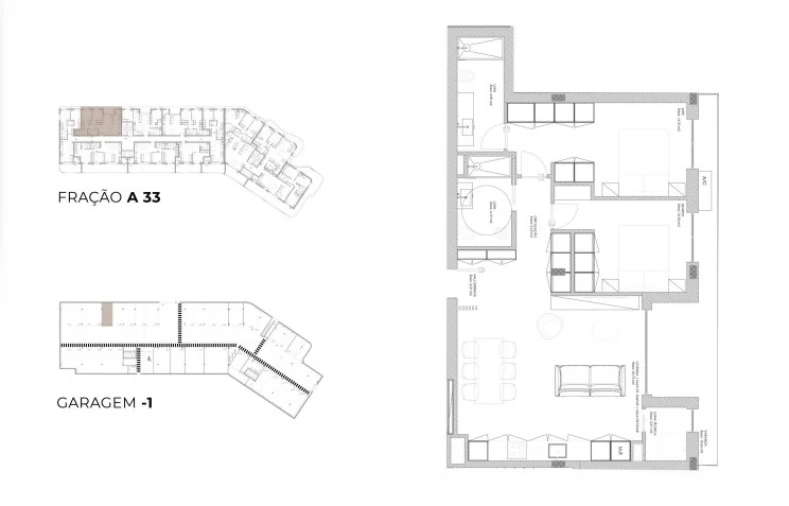 Apartamento T2 para Venda em Oliveira do Douro Planta 1
