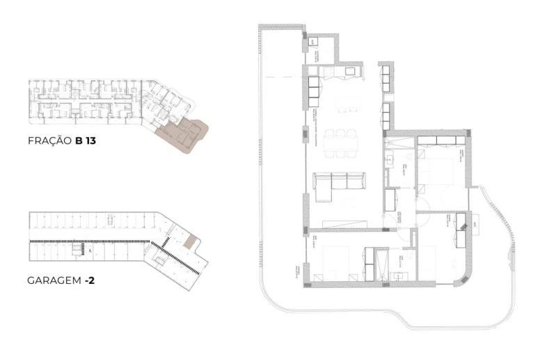 Apartamento T3 para Venda em Oliveira do Douro Planta 1