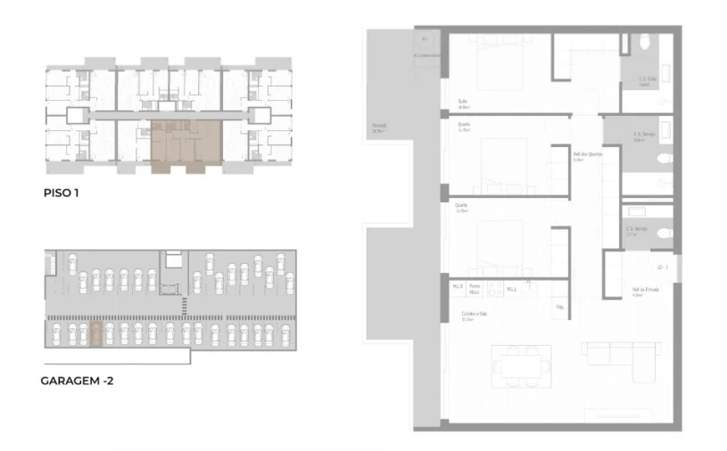 Apartamento T3 para Venda em Valongo Planta 1