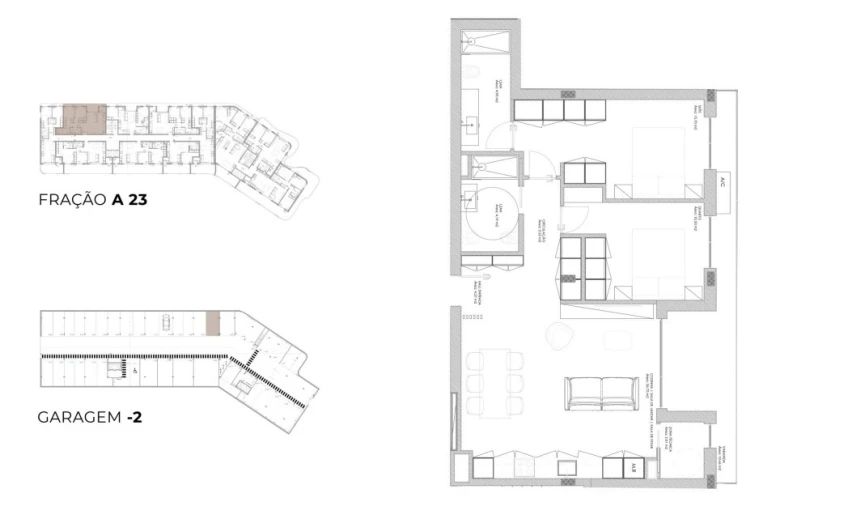 Apartamento T2 para Venda em Oliveira do Douro Planta 1