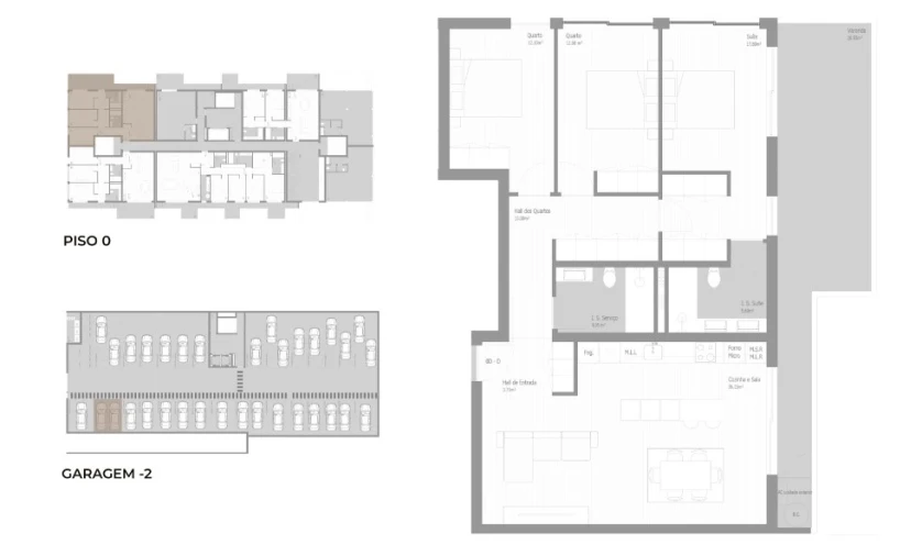 Apartamento T3 para Venda em Valongo Planta 1