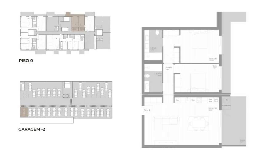 Apartamento T2 para Venda em Valongo Planta 1