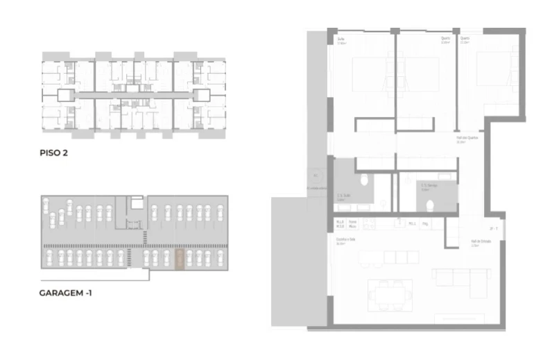 Apartamento T3 para Venda em Valongo Planta 1