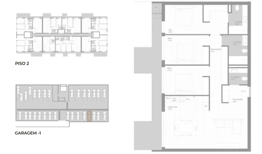 Apartamento T3 para Venda em Valongo Planta 1