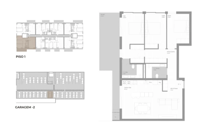 Apartamento T3 para Venda em Valongo Planta 1