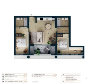 Apartamento T2 para Venda em Moreira