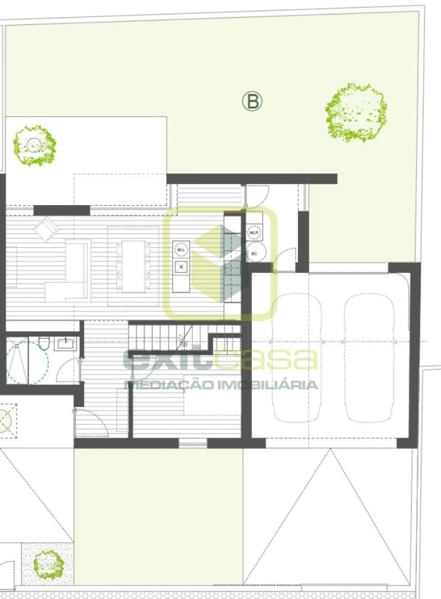 Moradia T4 para Venda em Oliveirinha Planta 1