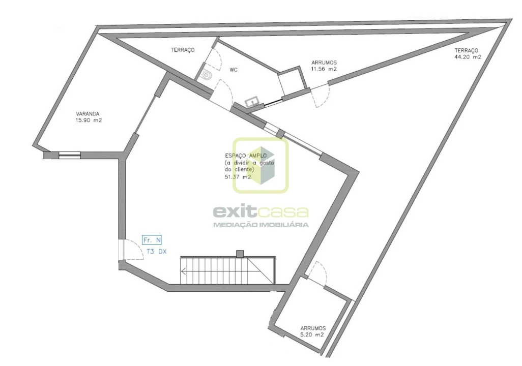 Apartamento T3 para Venda em Esgueira Planta 2