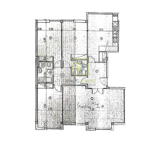 Apartamento T3 para Venda em Glória e Vera Cruz Planta 1