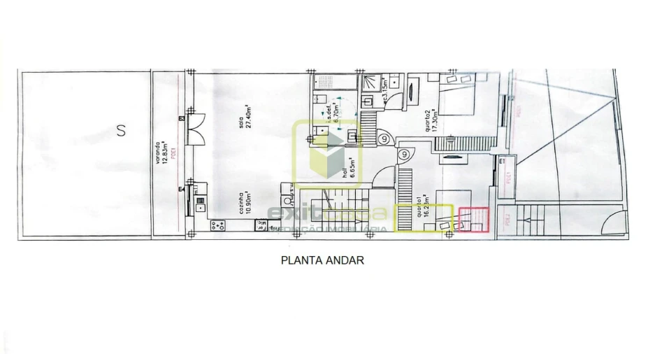 Apartamento T2 para Venda em Santa Joana Planta 1